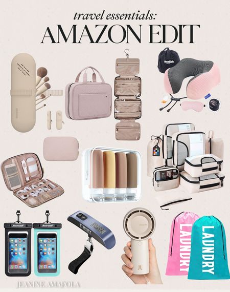Amazon Edit travel essentials 🙌🏻🙌🏻

Summer travel essentials , laundry bag, luggage scales, travel makeup brushes, packing cubes, neck pillow, toiletry cubes 

#LTKhome #LTKtravel #LTKstyletip