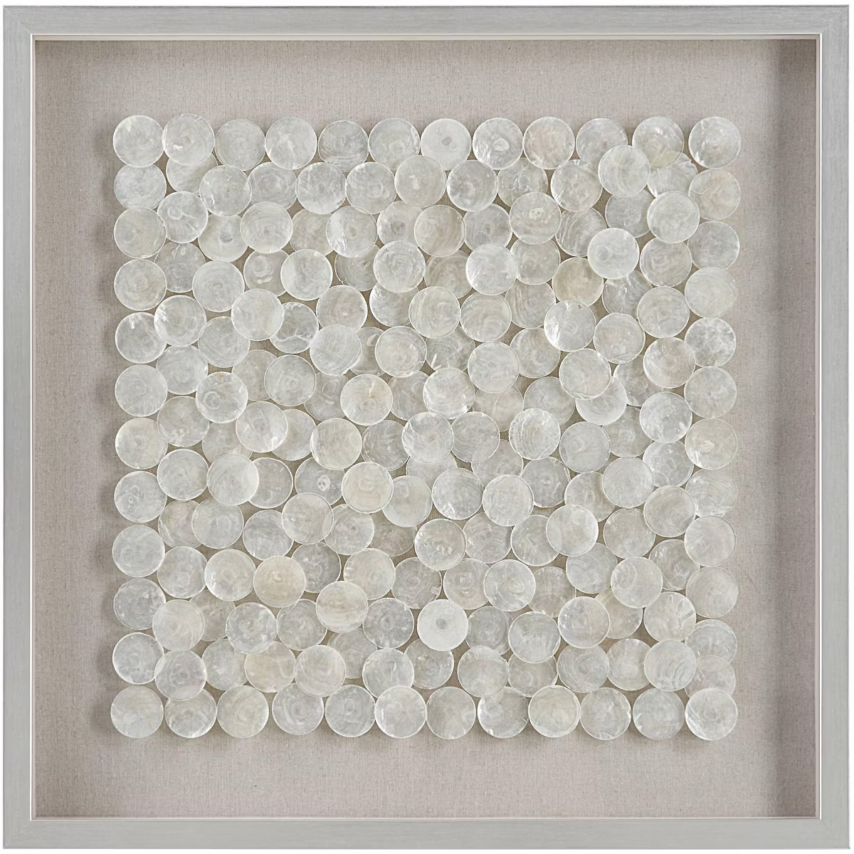 Uttermost Roxas 31 1/2" Square Capiz Shells Shadow Box Framed Wall Art | Target