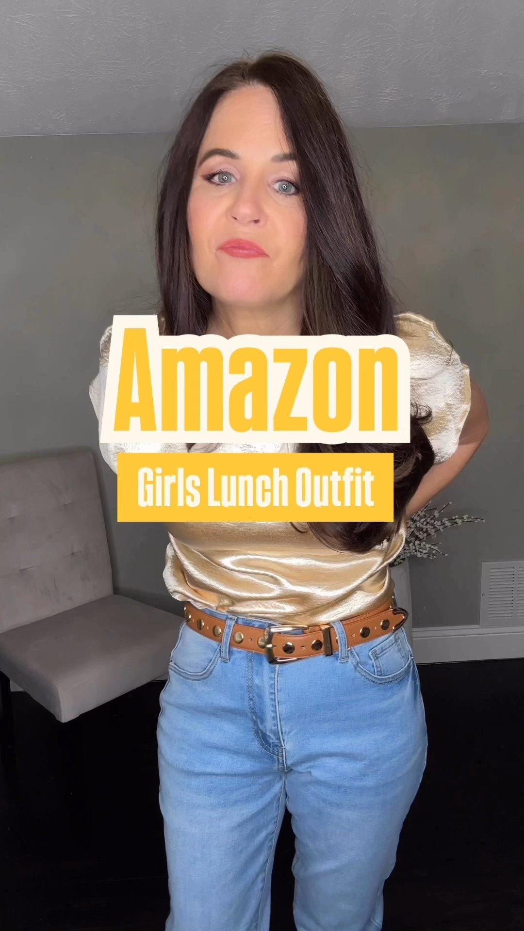 Girls Lunch Outfit!
#elevated #satin #tops #denim

#LTKStyleTip #LTKFindsUnder50 #LTKOver40