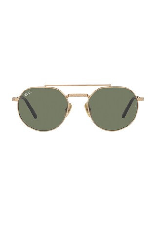 Ray-Ban Jack II Titanium in Arista & Green from Revolve.com | Revolve Clothing (Global)