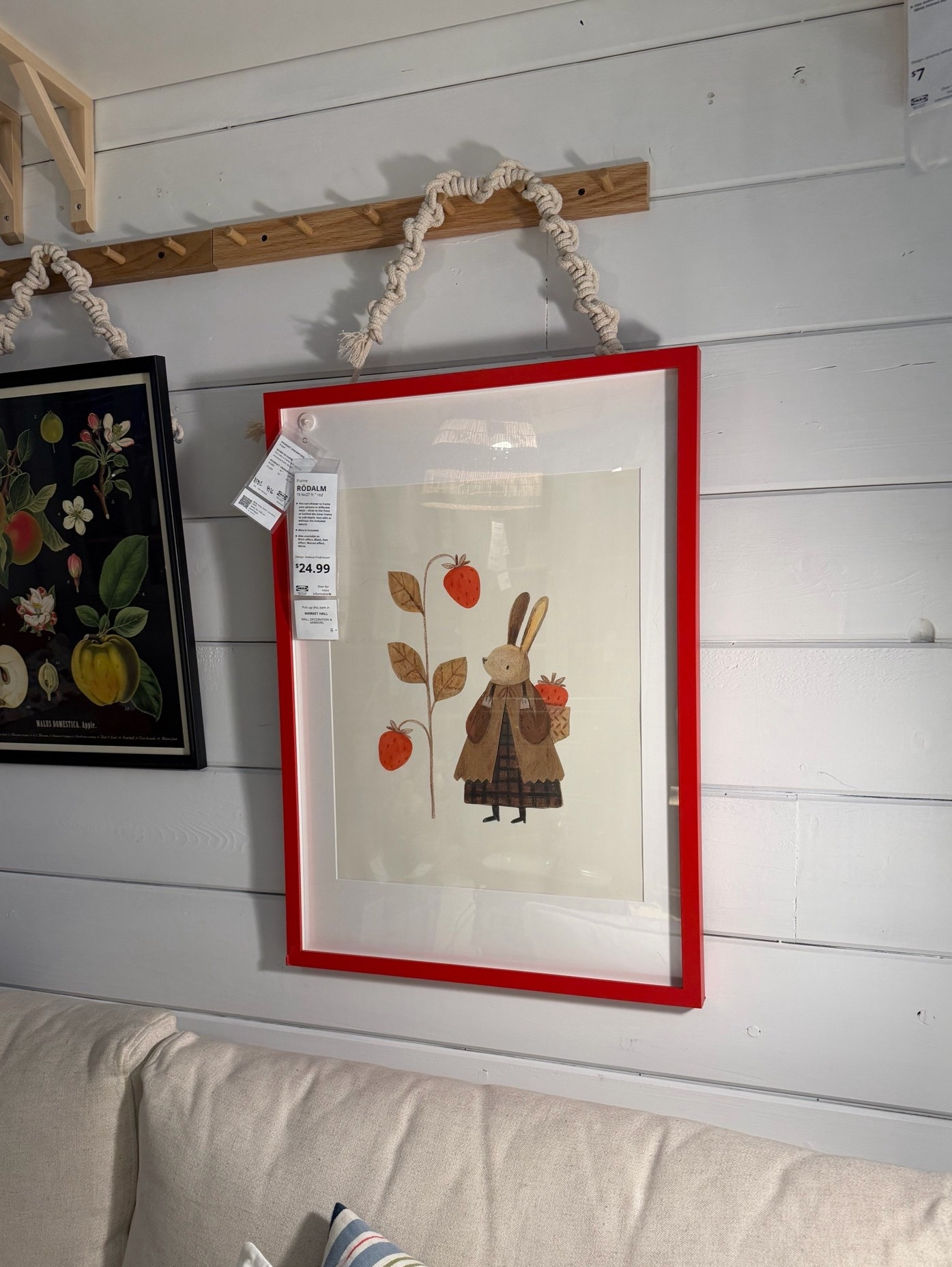 Cutest bunny rabbit artwork in a red frame — perfect artwork for. Kid’s room or playroom.

Kids room art
Red frame
IKEA home finds

#LTKHome #LTKKids