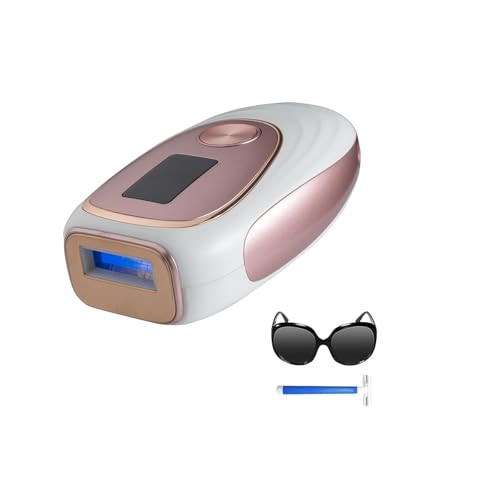 LYSMOSKI Laser Hair Removal, IPL Hair Removal with Ice-Cooling System for Painless & Long-Lasting Result, Safe At-Home Hair Remover Device for Armpits Back Legs Arms Face Bikini Line, Rose Gold | Amazon (US)