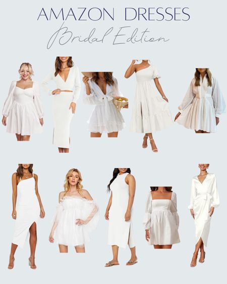 Amazon bridal outfits 

#LTKFind #LTKwedding #LTKfit