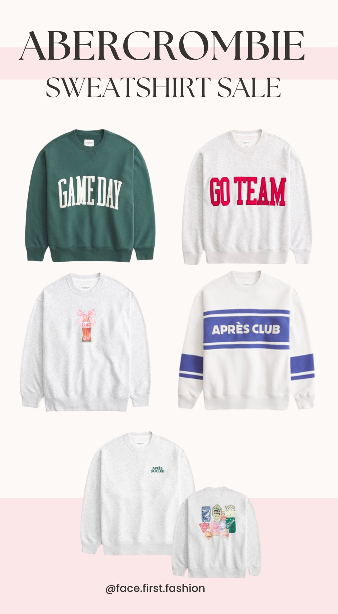 #abercrombie the BEST gift is one of these sweatshirts.. like seriously my most worn EVER! 

#LTKSaleAlert #LTKFindsUnder50 #LTKGiftGuide