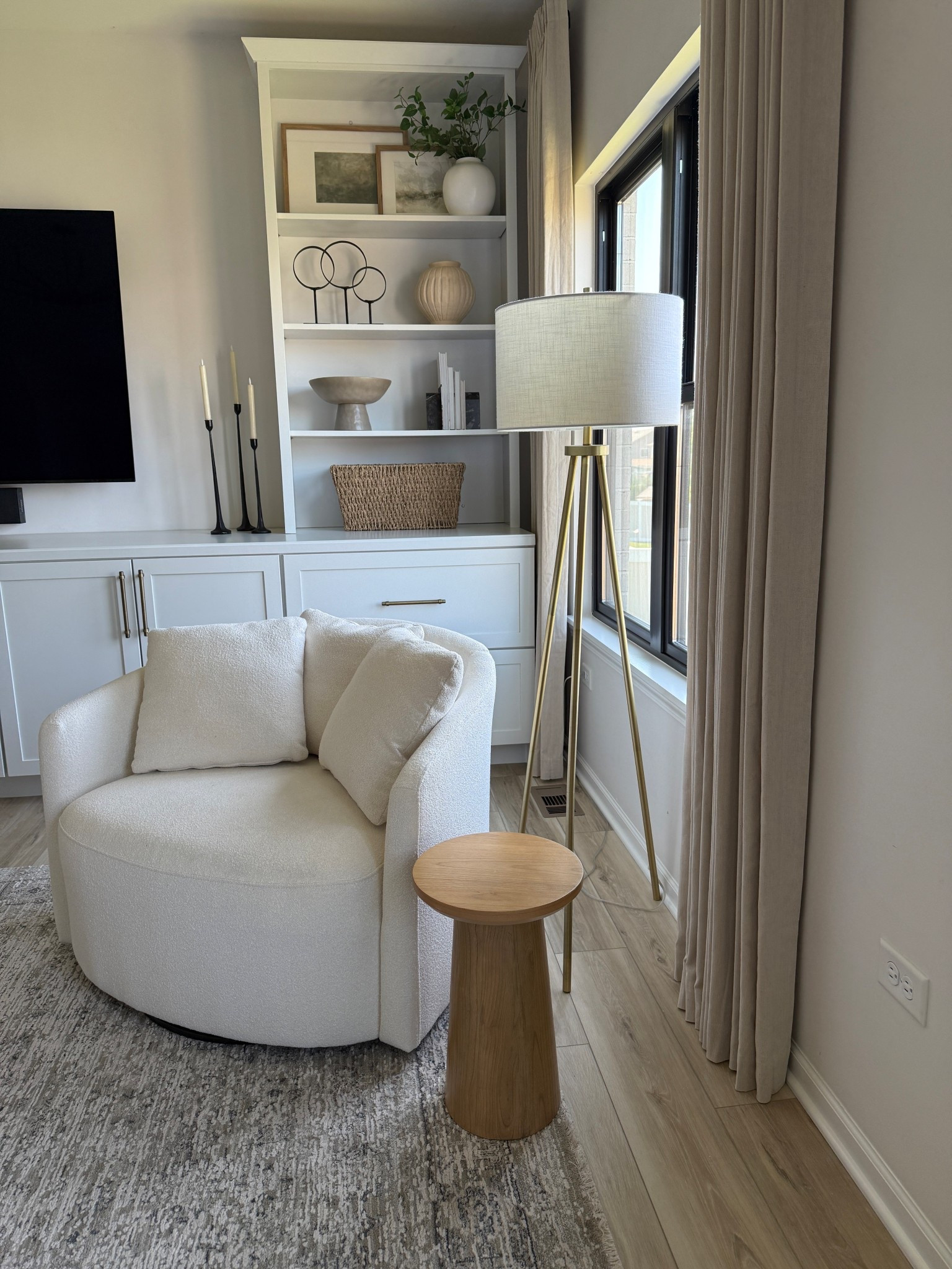 Cozy corner! I love this Walmart swivel chair. It’s oversized and has stain treated fabric. It also comes in a variety of colors 

#LTKSaleAlert #LTKHome