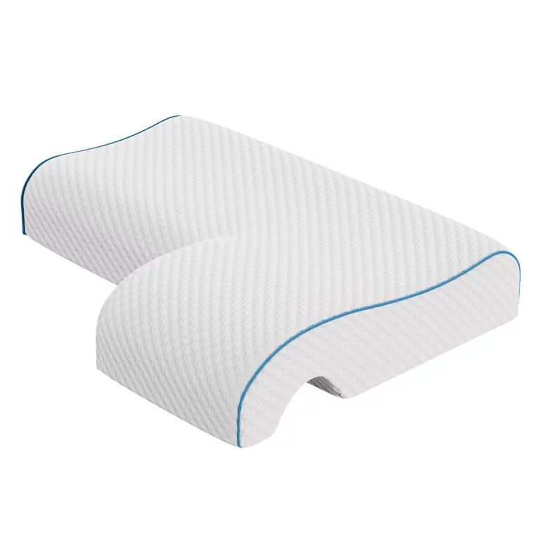 Mars Wellness Memory Foam Cuddle Pillow - Ergonomic Anti Pressure Couples Pillow with Arm Hole - ... | Walmart (US)