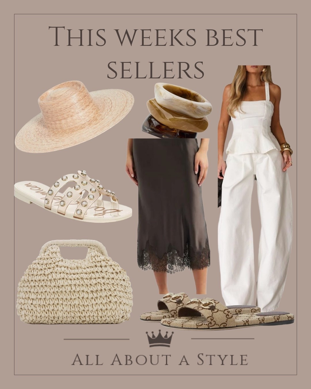 Bestsellers. 

A few of your most loved finds lately.

From fashion to accessories, these best sellers earned their spot. 

Everything is linked on my LTK.

#LTKFinds
#LTKCreator
#FashionFinds
#NeutralStyle
#ChicStyle
#LuxuryStyle
#ElevatedStyle
#ClassicStyle
#SummerFashion
#ResortStyle
#CapsuleWardrobe
#FashionInspo
#StyleInspiration
#AffordableLuxury
#AmazonFashion
#TrendingFashion

#LTKSaleAlert #LTKootd #LTKgrwm #LTKSeasonal