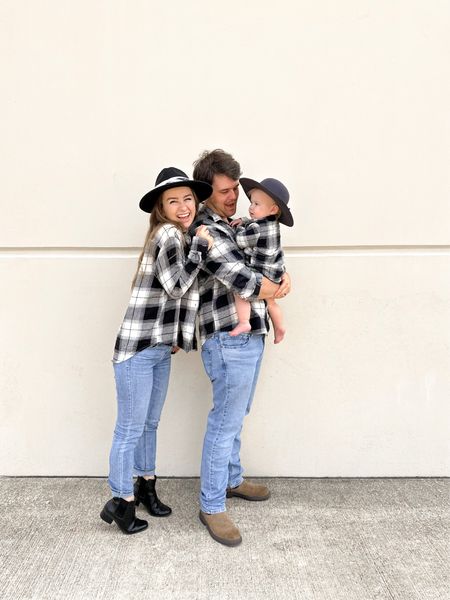 Matching family outfits plaid flannel old navy kyte baby dress target chelsea boots. Everything fits true to size 


#LTKbaby #LTKfamily #LTKSeasonal