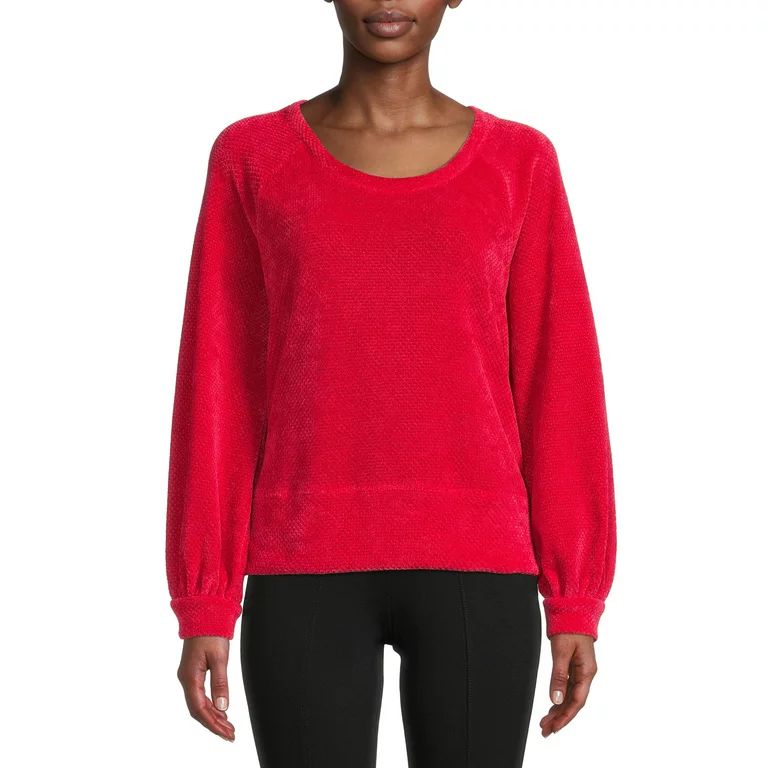 Time and Tru Women's Chenille Pullover Top | Walmart (US)