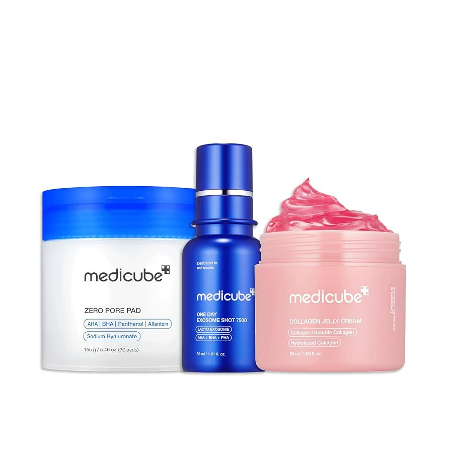 medicube Affordable Trio for Pore & Texture Care: Zero Pore Pads 2.0 and Zero Exosome Shot 7,500 ... | Amazon (US)