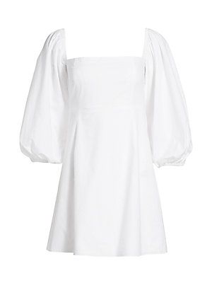 Montauk Puff-Sleeve Flare Dress | Saks Fifth Avenue