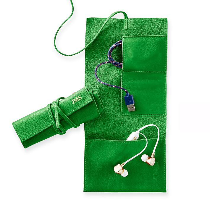 Leather Charger Roll Up | Mark and Graham