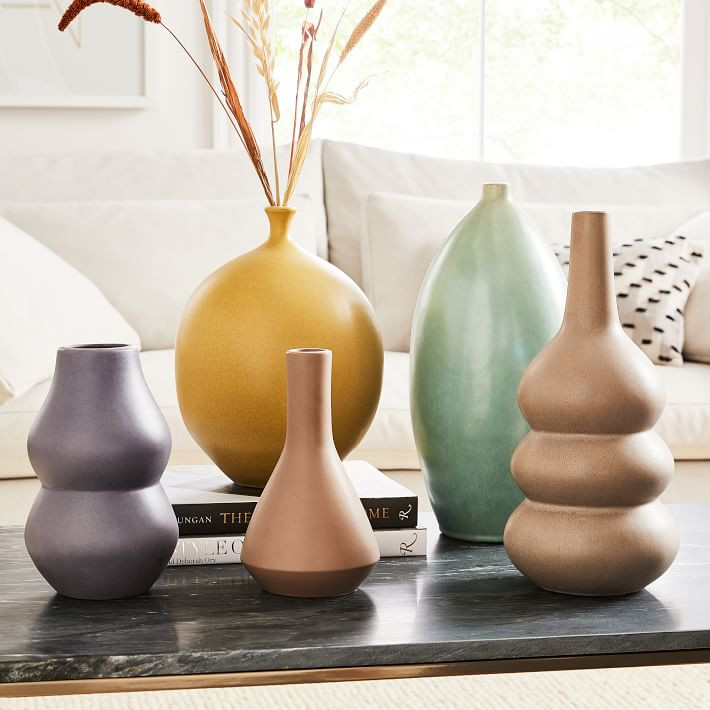 Crackle Glazed Ceramic Vases | West Elm (US)