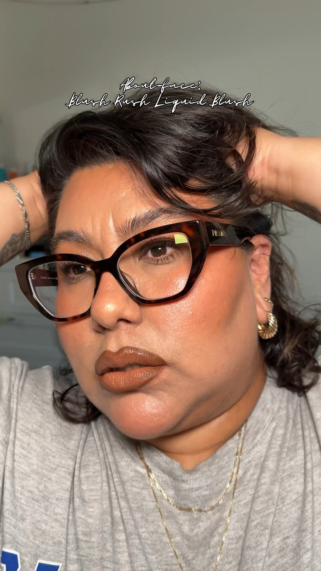 @about-face beauty Blush Rush Liquid Blush is super blendable, buildable and dewy - all thanks to the skin focused ingredients packed in it! 

As you can see, I used it under and over powders and it did not disrupt my makeup at all! Oh and this color is so beautiful 😍 💕

Let me know if you’ve tried it and what shade I should pick up next?! 

#aboutface #blushrush #liquidblush #newmakeup #firstimpression 

#LTKBeauty