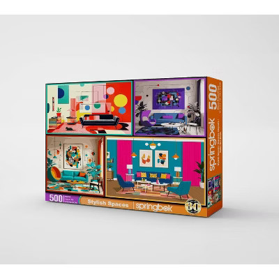 Springbok Stylish Spaces 500pc Jigsaw Puzzle | Target