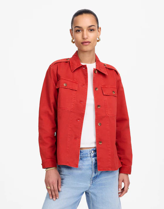 Easy Utility Shirt-Jacket | Madewell