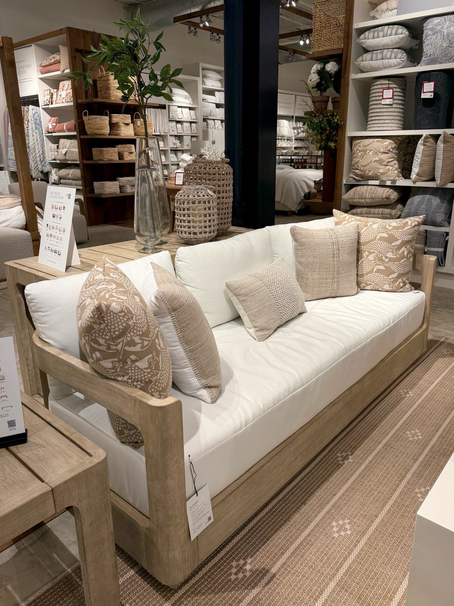 The Aptos Outdoor Sofa from Pottery Barn combines timeless style with plush, inviting cushions for a look that feels both refined and comfortable. 🤎 The warm, relaxed design works beautifully in modern, coastal, and transitional outdoor spaces. 🌿 Such a beautiful foundation piece for an outdoor living room. ☀️ @Pottery Barn #outdoorsofa #outdoorfurniture #patiofurniture

#LTKHome #LTKSeasonal #LTKSaleAlert