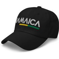 Minimal Jamaica Flag Hat Soccer Baseball Dad Cap | Etsy (US)