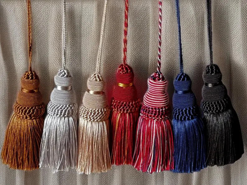 Decorative Key Tassels, Key Tassels, Vintage Style Tassels, Antique Style Tassels, Furniture Tass... | Etsy (US)