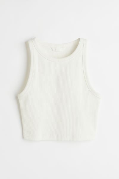 Cropped vest top | H&M (UK, MY, IN, SG, PH, TW, HK)