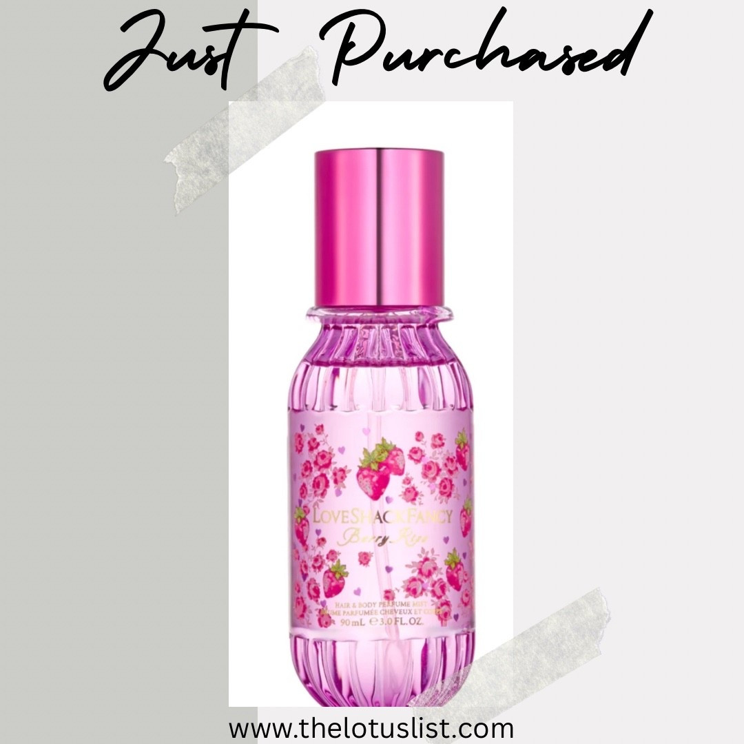 LTKsalealert / loveshackfancy / loveshackfancy x pink / pink / body mist / body spray / hair mist / fragrance / perfume / body fragrance / berry body spray / sale / sale alert / body care 

#LTKBeauty #LTKSeasonal #LTKFindsUnder100