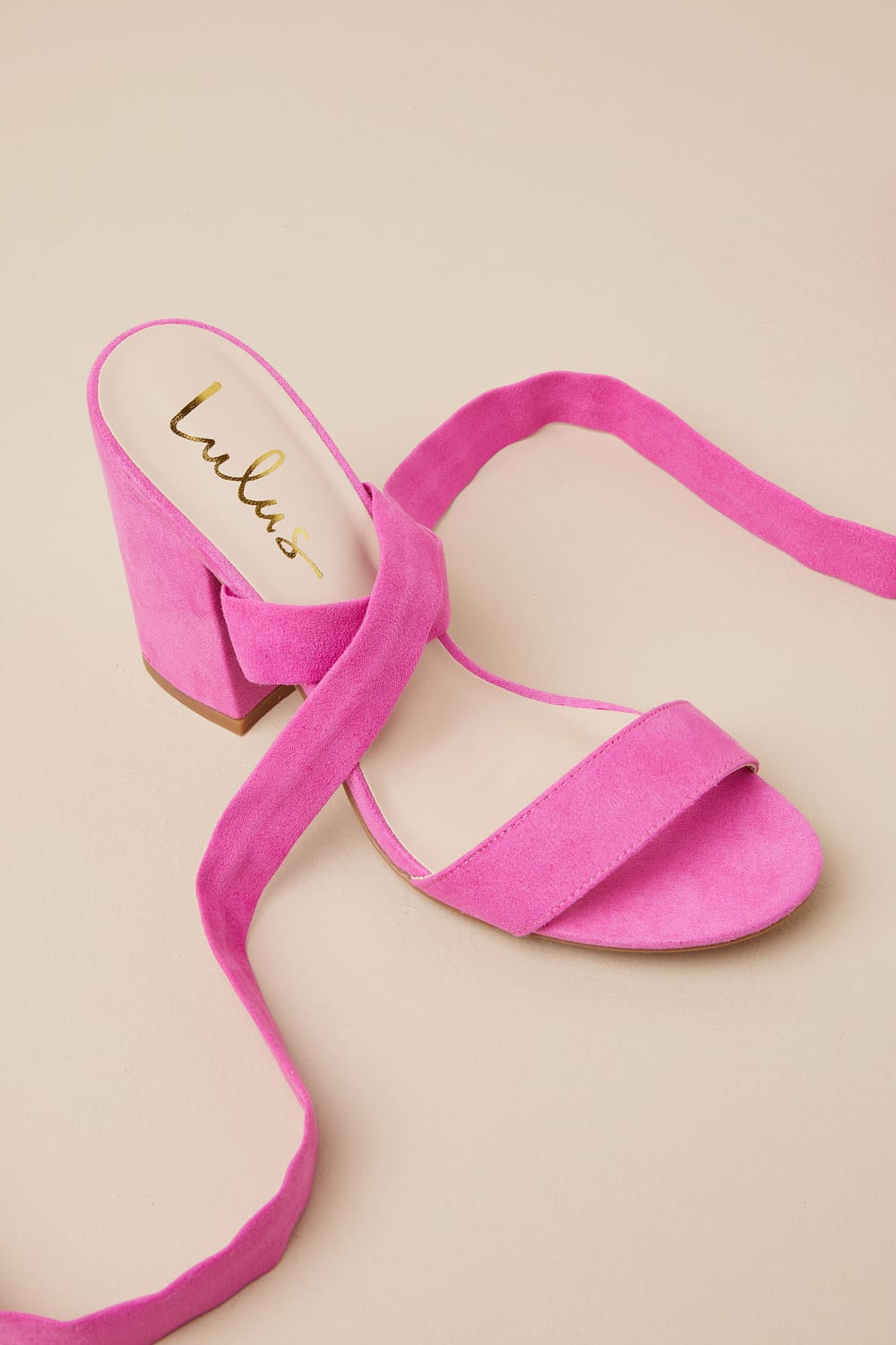 Alta Orchid Suede Lace-Up Heels | Lulus