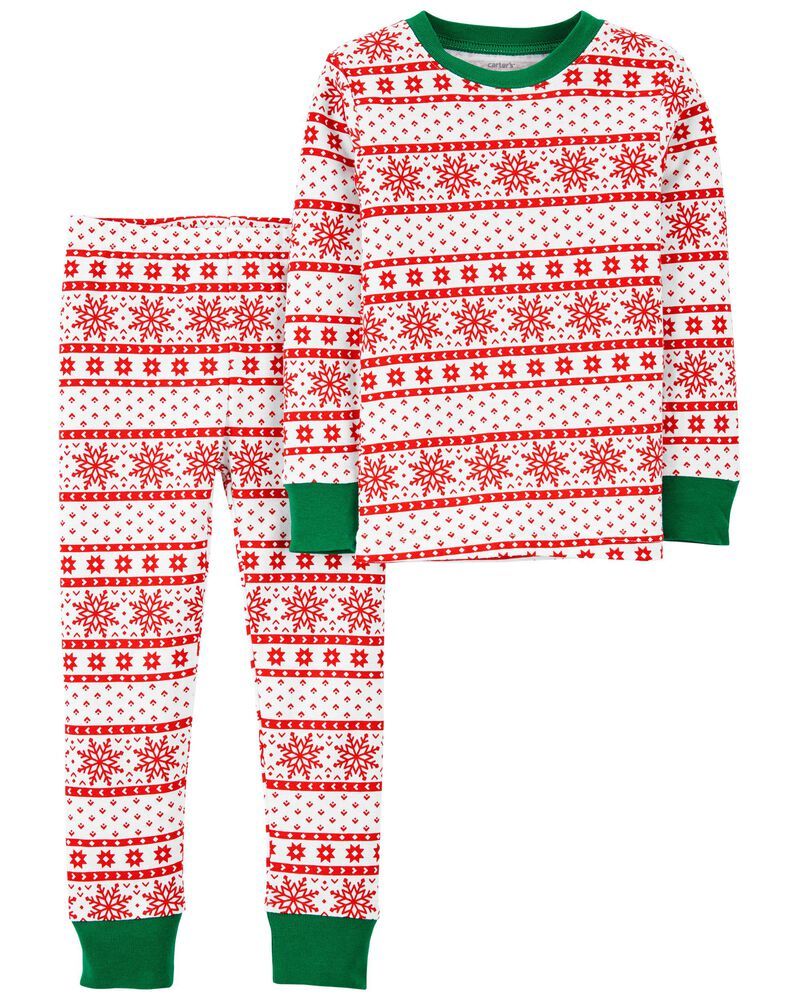 2-Piece Fair Isle Christmas 100% Snug Fit Cotton PJs | Carter's