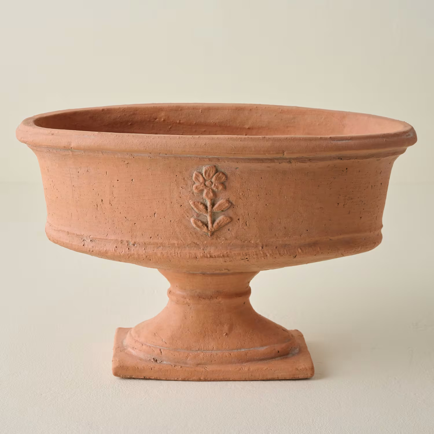 Elongated Floral Terracotta Planter | Magnolia