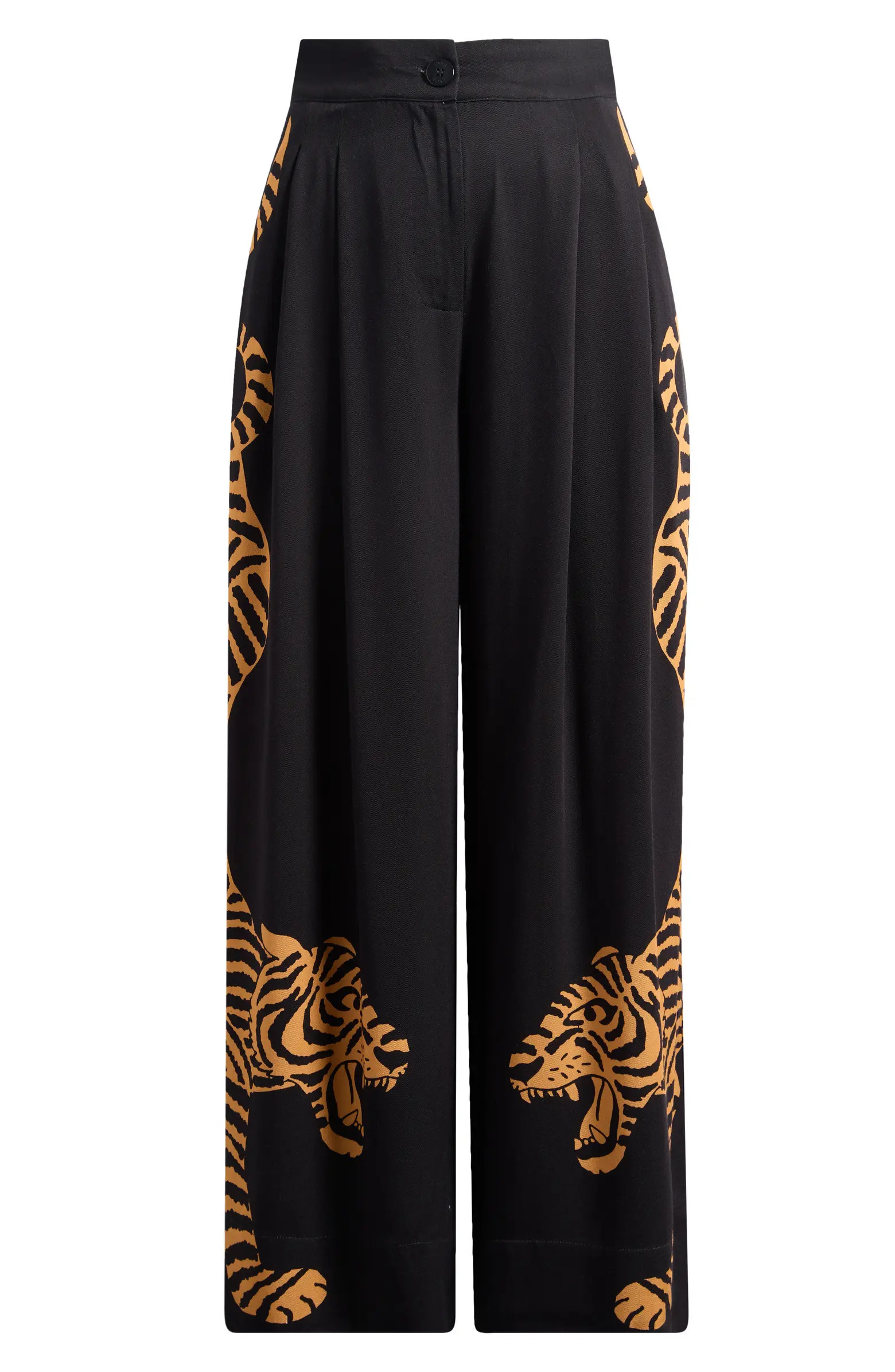 Black Tiger Wide Leg Pants | Nordstrom
