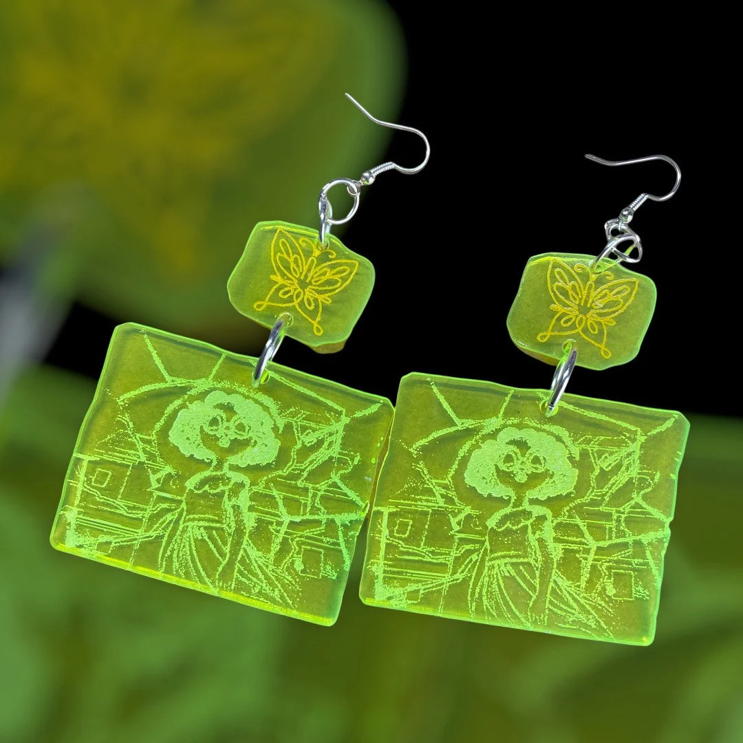 Bruno’s Vision Inspired Acrylic Earrings | Etsy (US)