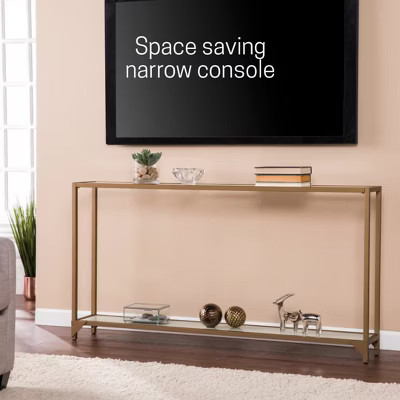 Berton Narrow Metal Console - Aiden Lane | Target