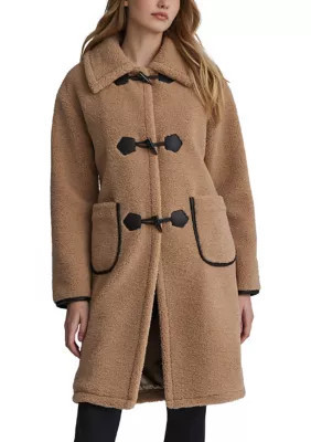 NVLT Women's Berber Toggle Coat | Belk