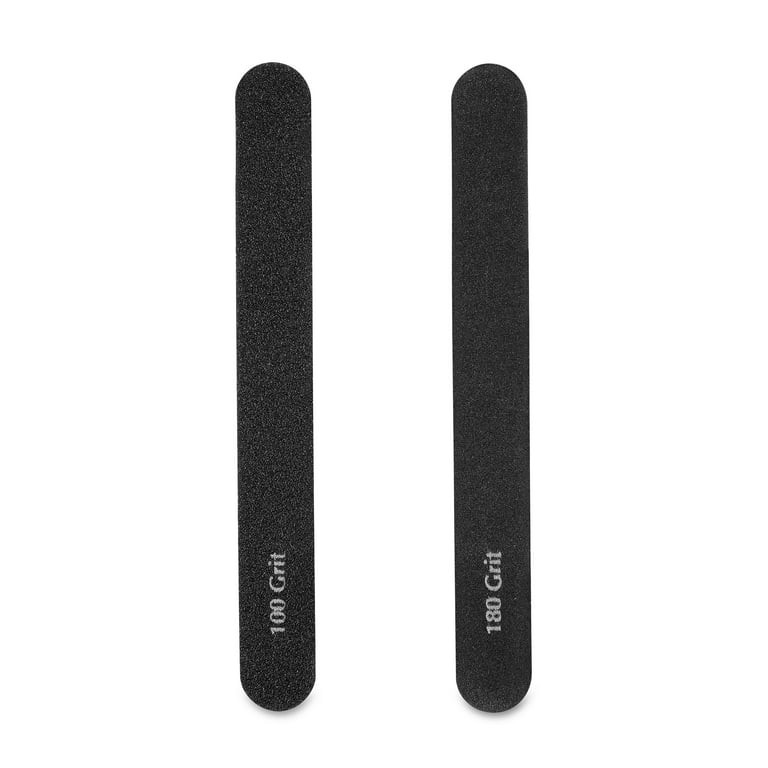 Equate 100/180-Grit Salon-Style Files, Black, 2 Count | Walmart (US)