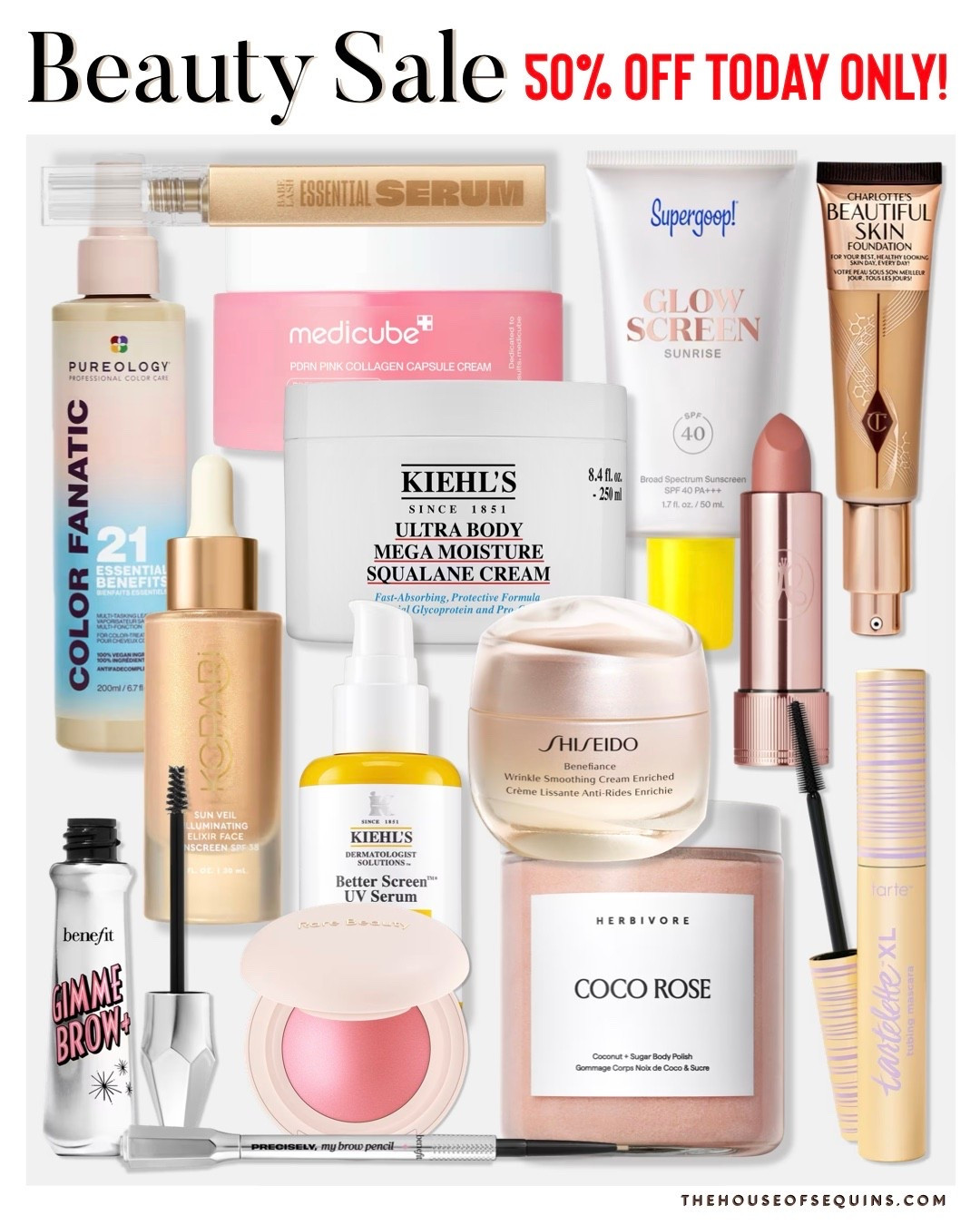 Shop Ulta’s 21 Days of Beauty! 50% OFF select beauty TODAY ONLY!

#LTKSaleAlert #LTKBeauty