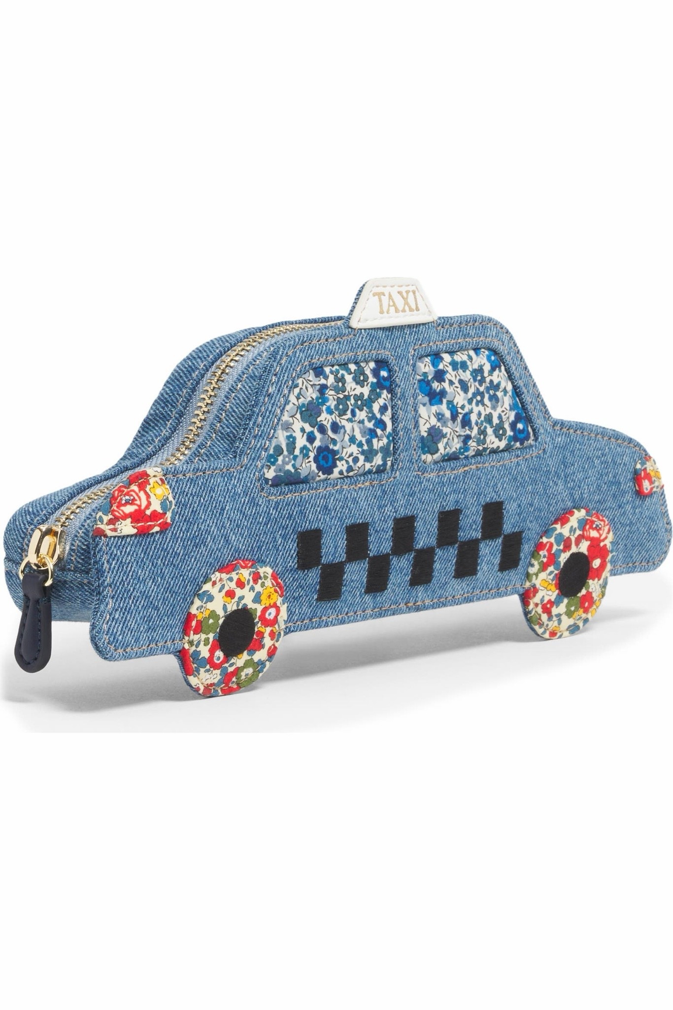NYC Taxi Cab Pouch
Stoney Clover Lane

charming NYC taxi cab design and floral accents bring playful energy to this denim pouch. This compact accessory is ideal for organizing small essentials while adding a punch of personality to your favorite bag.

#LTKootd #LTKTravel #LTKWorkwear