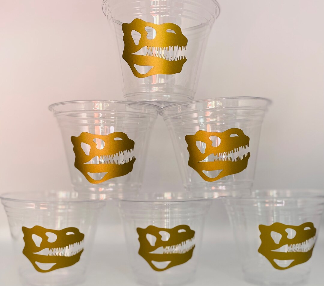 Dinosaur Party Snack Cups, Dinosaur Party Supplies, Dino Birthday Party, Dinosaur Baby Shower, T-... | Etsy (US)