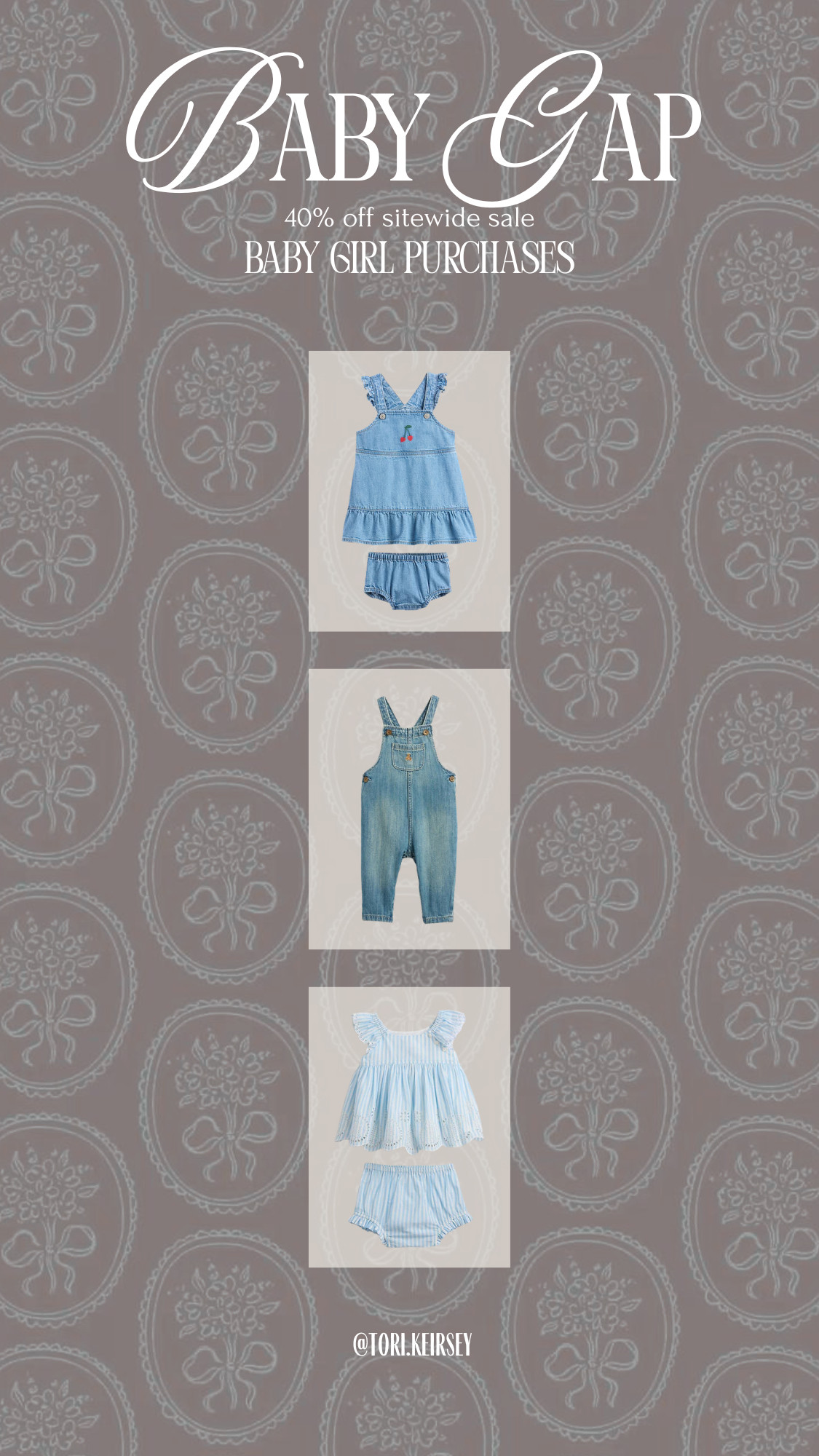 my Gap 40% OFF sale finds for babygirl 💌 

 #LTKSpringSale #LTKmomlife #LTKBaby