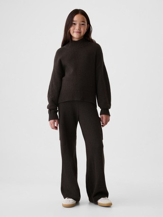 Kids CashSoft Cargo Sweater Pants | Gap (CA)
