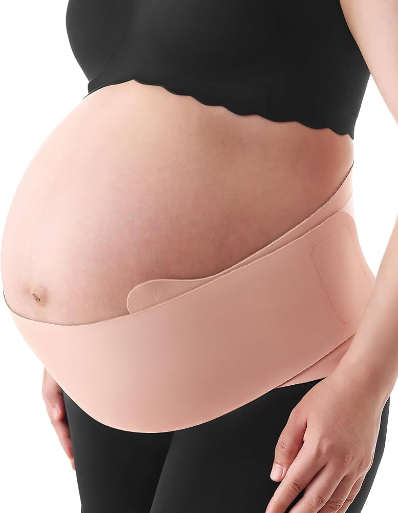 Momcozy Belly Bands for Pregnant Women, One-Piece & Portable Pregnancy Belly Band with Ergonest B... | Amazon (US)