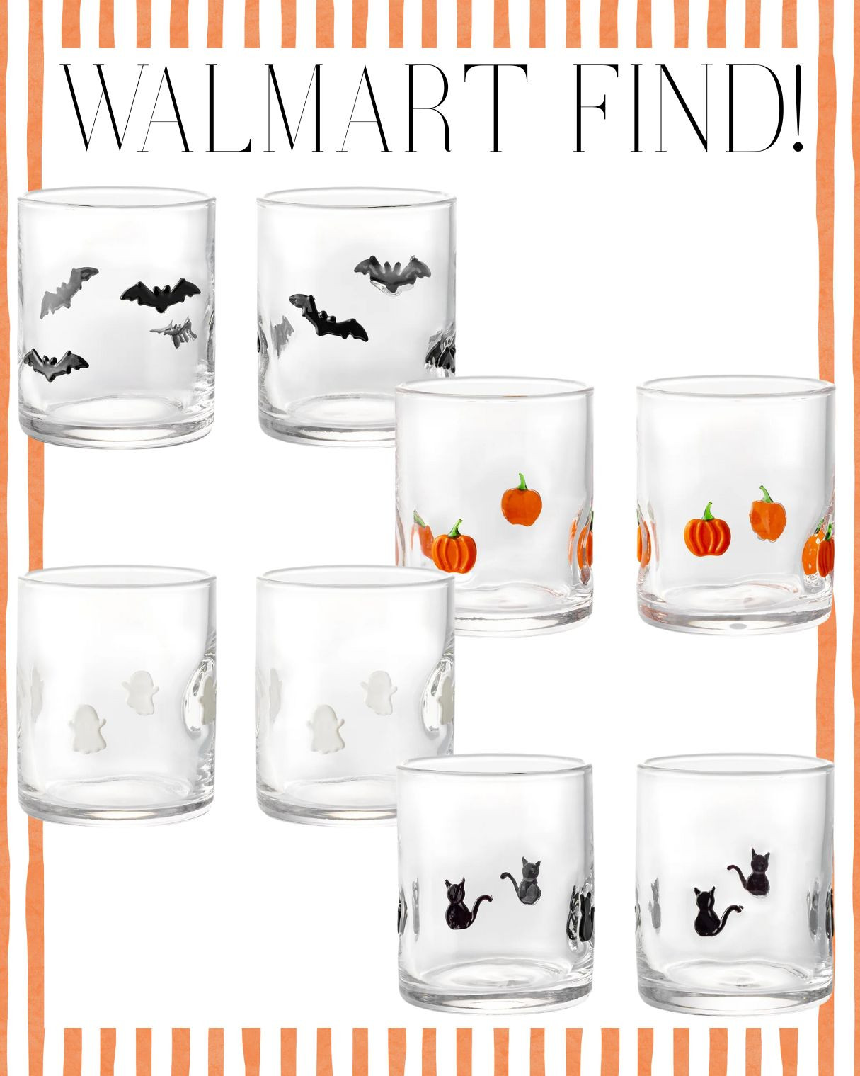 Sip in seasonal style with these new pumpkin drinking glasses – perfect for cozy fall nights, festive cocktails, or your everyday table. A fun and affordable way to add a touch of autumn charm!

fall drinkware | pumpkin glasses | cozy fall home | fall entertaining | festive glassware | autumn table decor | walmart home finds | fall kitchen 

 #LTKSeasonal #LTKHome