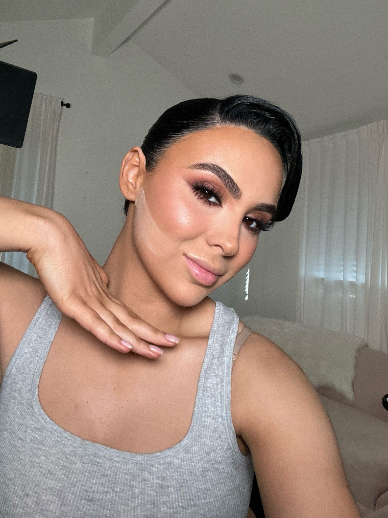 Wedding guest makeup 🩷✨