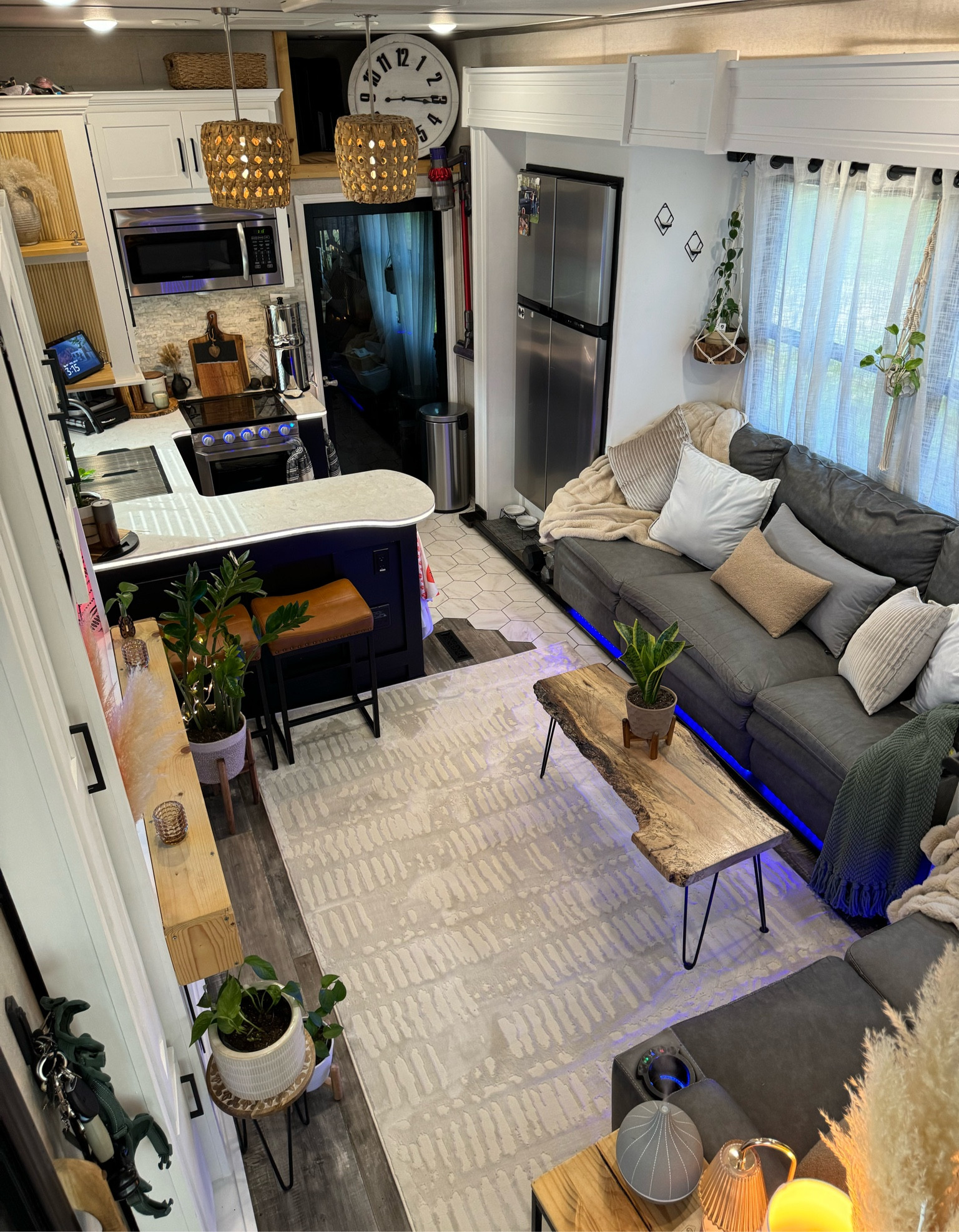 Our cozy nest is the best with all these little extra pieces. I love bringing in fuzzy, warm neutral tones, wooden accents with modern moody cabinets! Hope you enjoy our tiny home. 

#LTKstyletip #LTKhome #LTKU