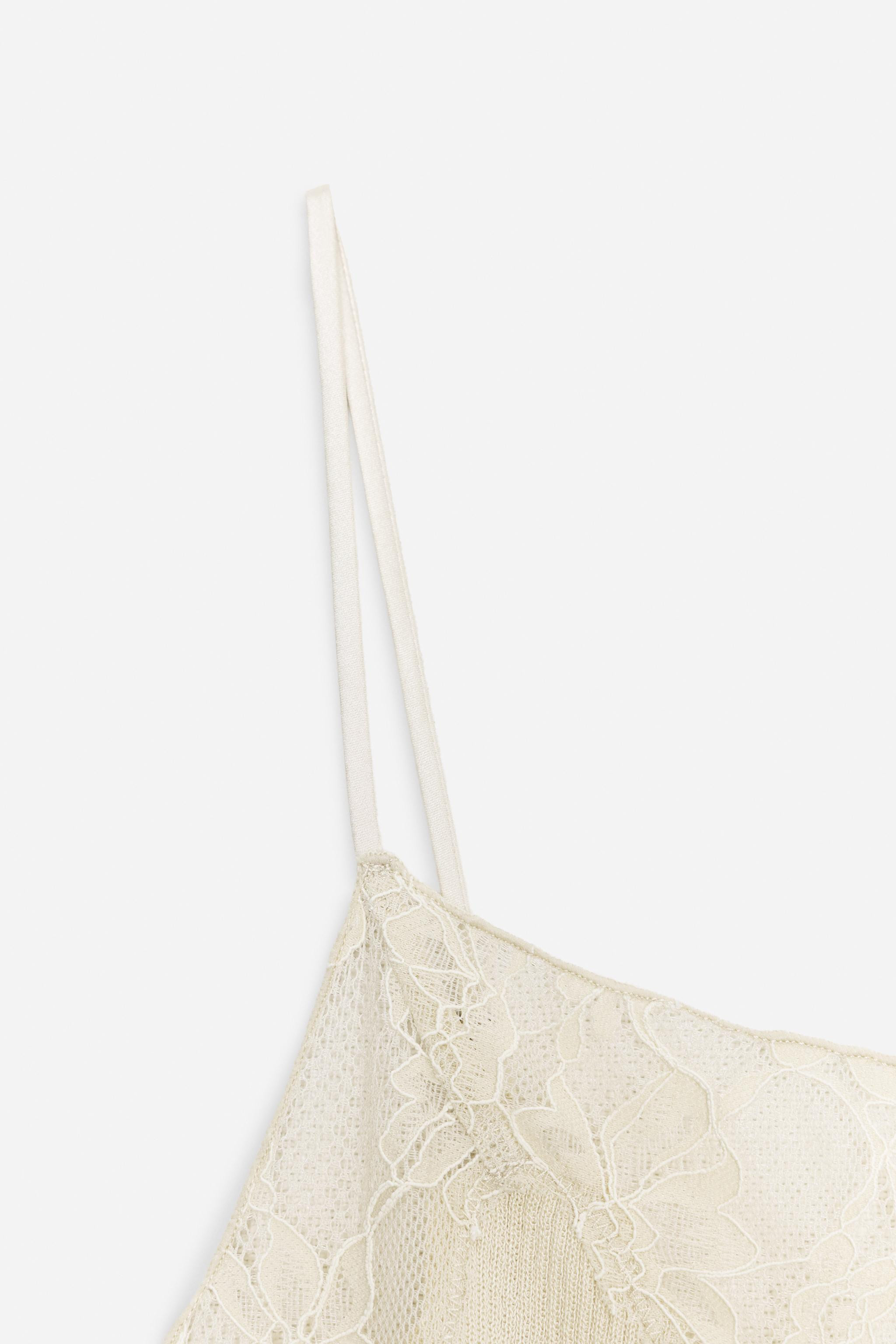 SEAMLESS LACE TOP | Zara UK