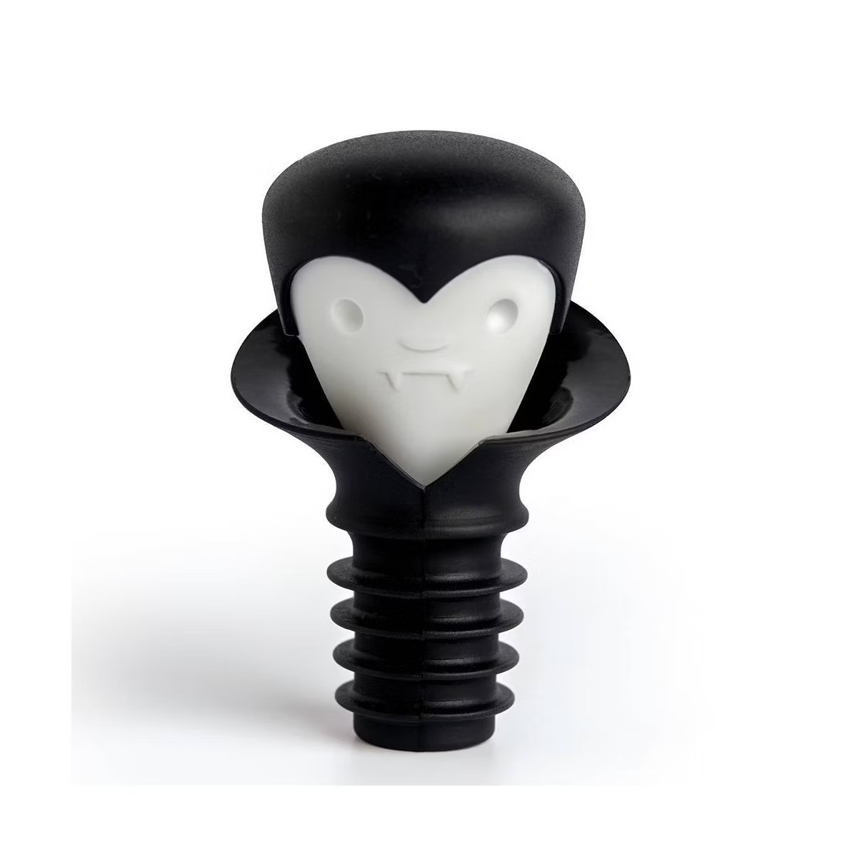 OTOTO Count Corkula Wine Stopper and Pourer Silicone Wine Accessory Black/White | Target