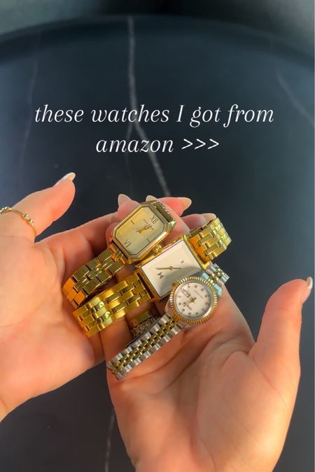 My favorite amazon watches 


Cute watches, two tone watches, small watches, good watches, amazon watches, affordable watches, amazon finds, amazon jewelry, amazon watches 

#LTKU #LTKGiftGuide #LTKStyleTip
