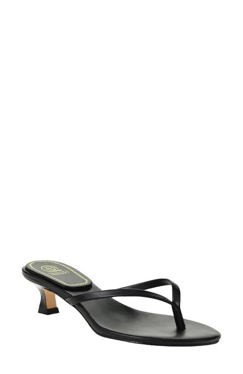 Chinese Laundry Brissa Kitten Heel Flip Flop in Black at Nordstrom, Size 8.5 | Nordstrom