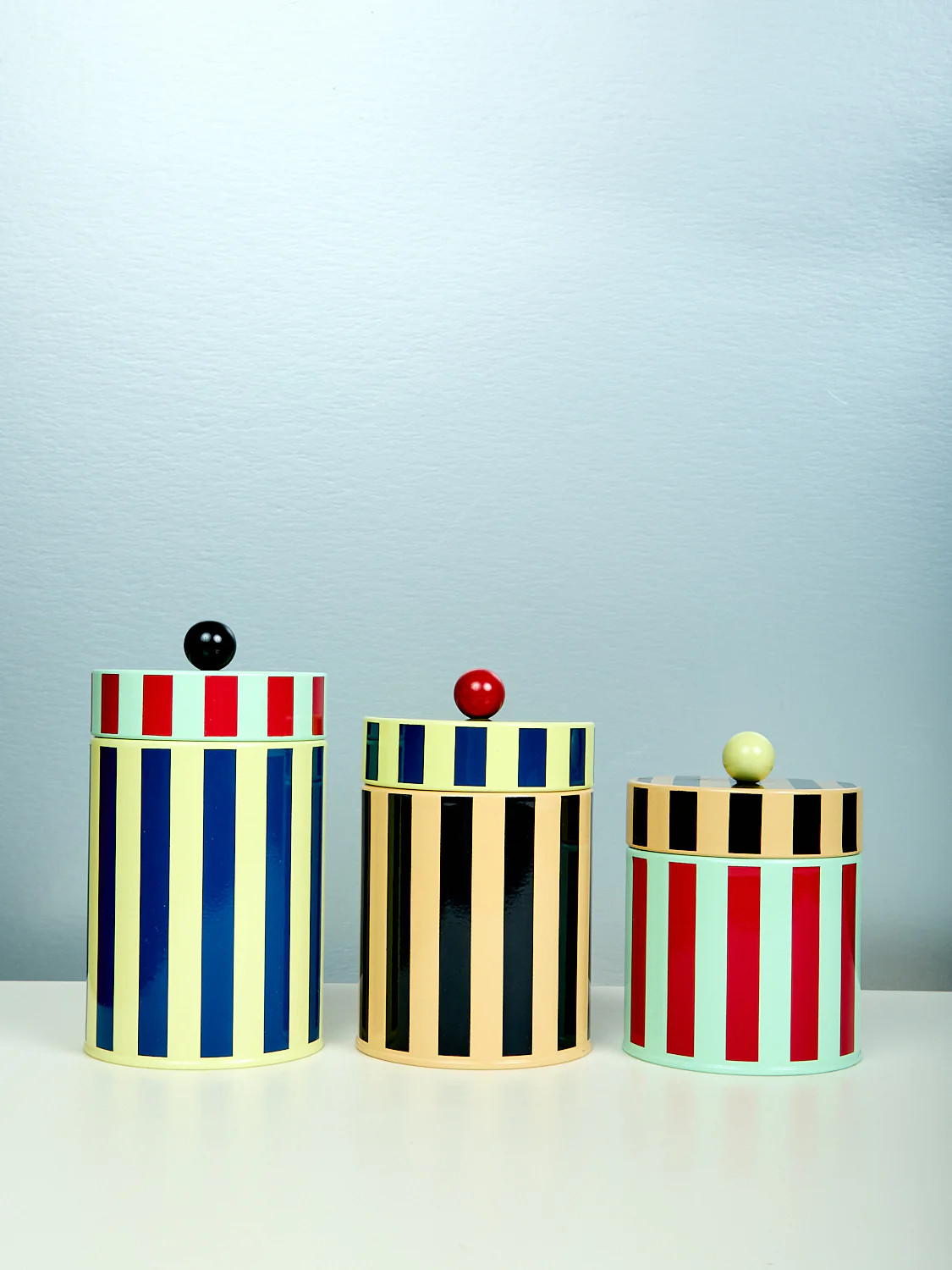 Striped Canister Set of 3 | Coming Soon