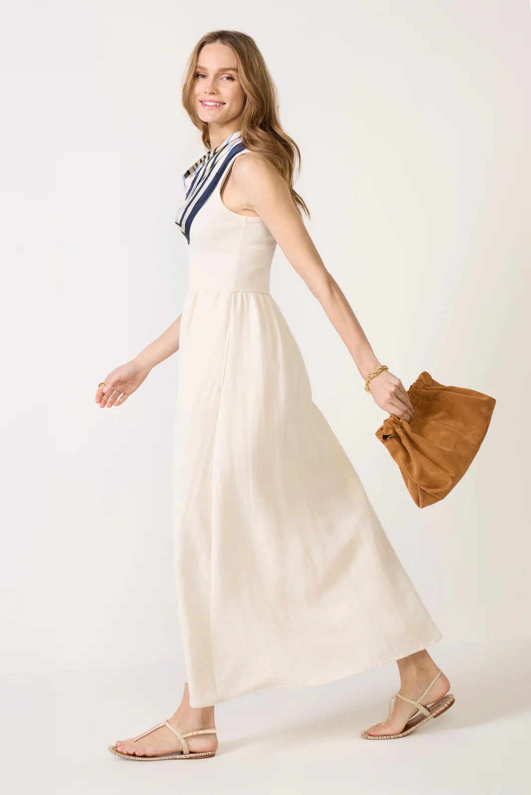 Z SUPPLY Women's Charlotte Midi Dress, Size XL, White | Evereve