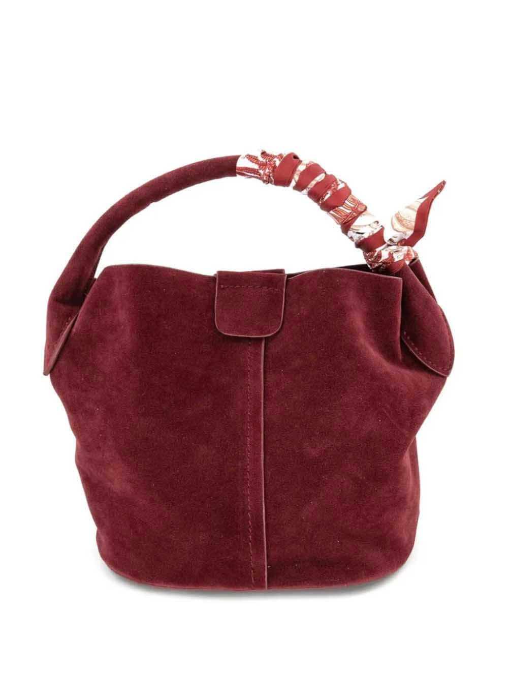 Small Suede Bucket Bag | JAYNE