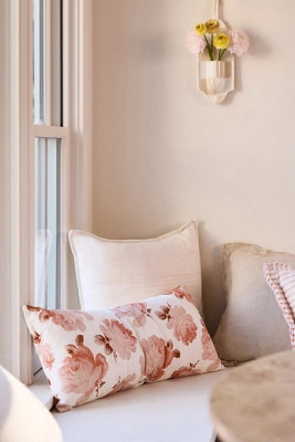 Maeve Cotton Printed Floral Pillow | Anthropologie (US)